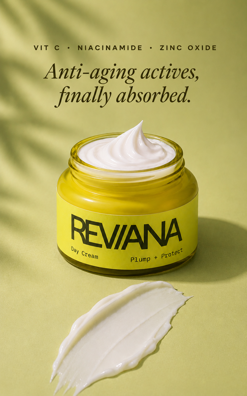 Reviana Tallow Anti-Aging Day Cream β collagen support