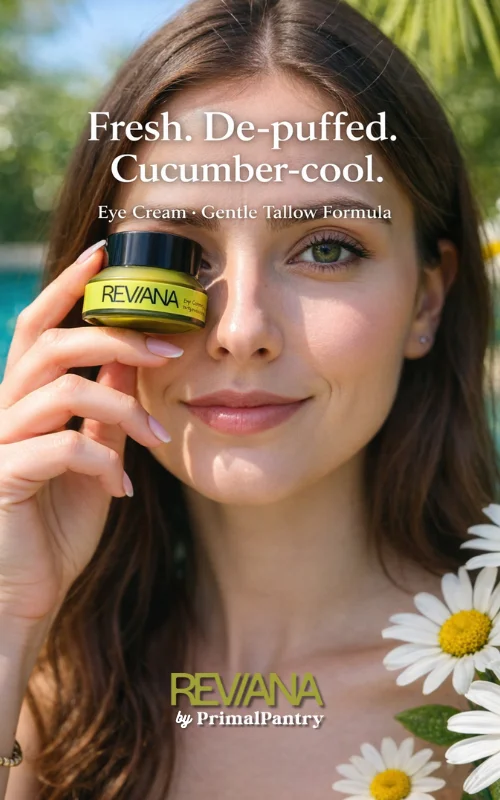 Reviana Eye Cream โ Fresh, De-puffed, Cucumber-cool